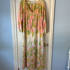 Vintage Floral Travel Lite Gown Dress